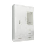 3 Door Wardrobe - Grey Oak