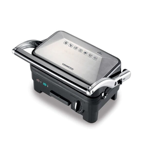 Kenwood - 1800W Double Plate Panini Grill - HGM50.000SI