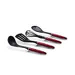 Berlinger Haus - 4PC Nylon Utensil Set Burgundy
