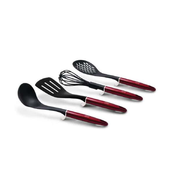 Berlinger Haus - 4PC Nylon Utensil Set Burgundy