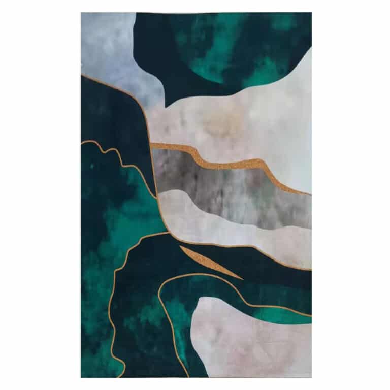 Printed Rug - Multicoloured & Various Sizes