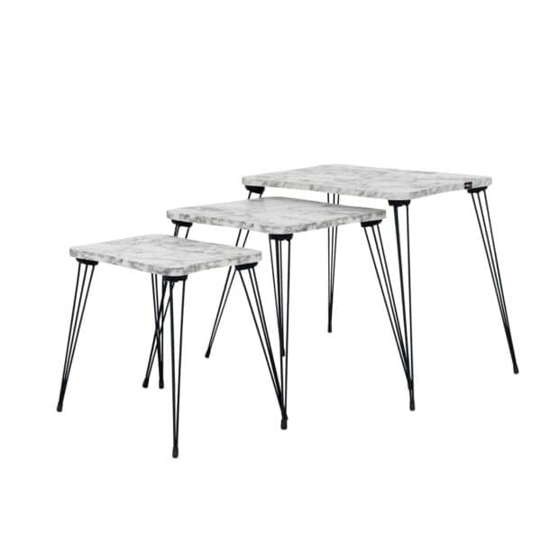 Coffee Tables 3 Layers - Black and White