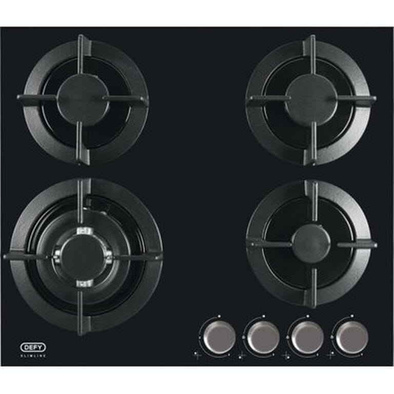 Defy - 4 Burner Gas Hob Glass 60cm