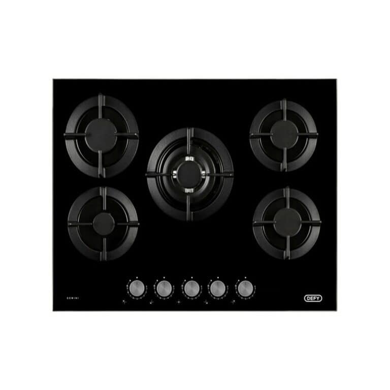 Defy - 5 Burner Gas on Glass 90CM