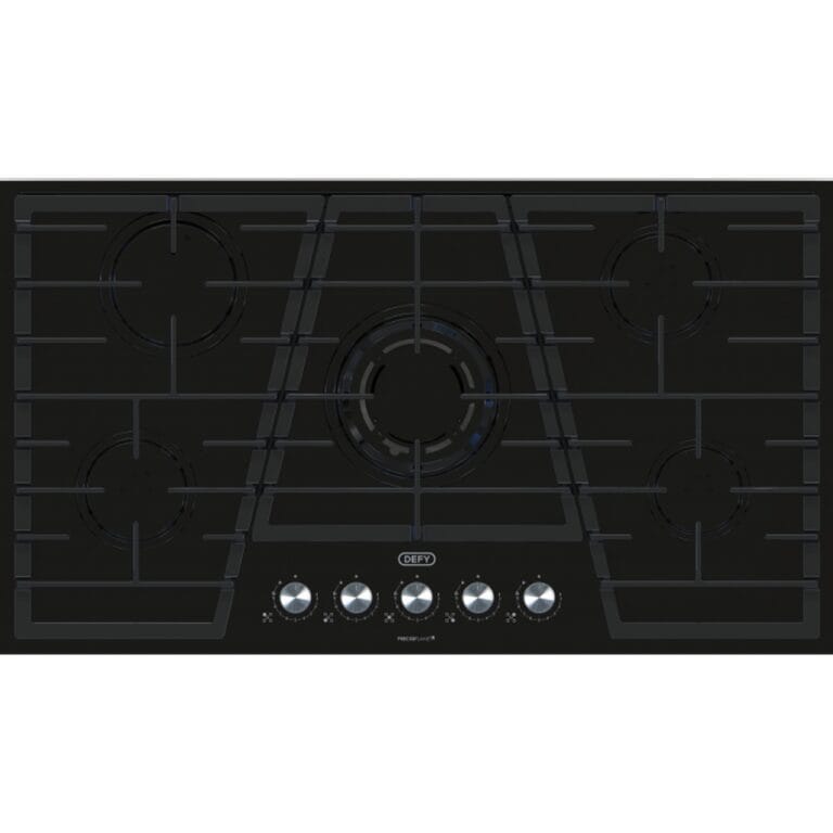 Defy - Gemini 5 Burner Gas Hob 90CM Glass