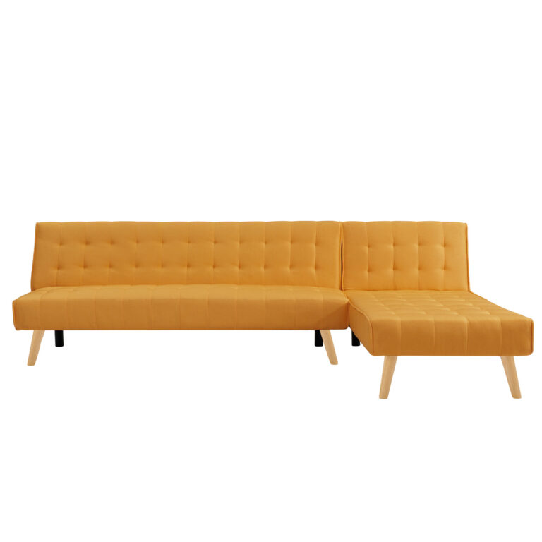 3 Seater L-Shaped Sofa Bed - Multiple Colours
