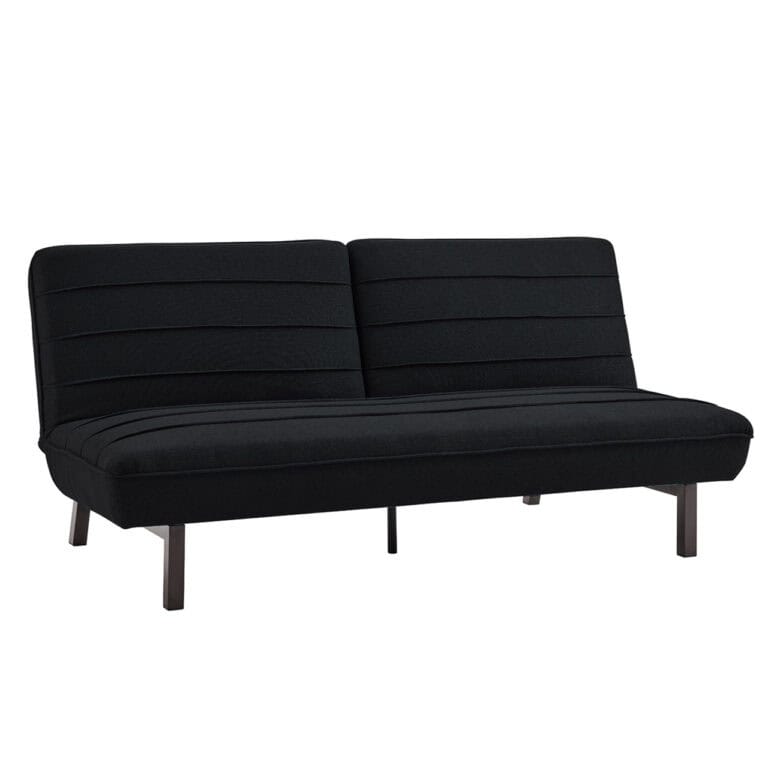 3 Seater Sofa Bed - Black