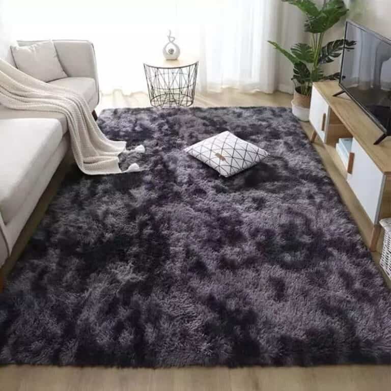 Fluffy Rug - Charcoal in Multiple Sizes