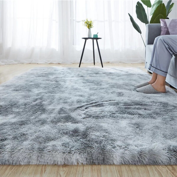 Fluffy Rug - Grey in Multiple Sizes