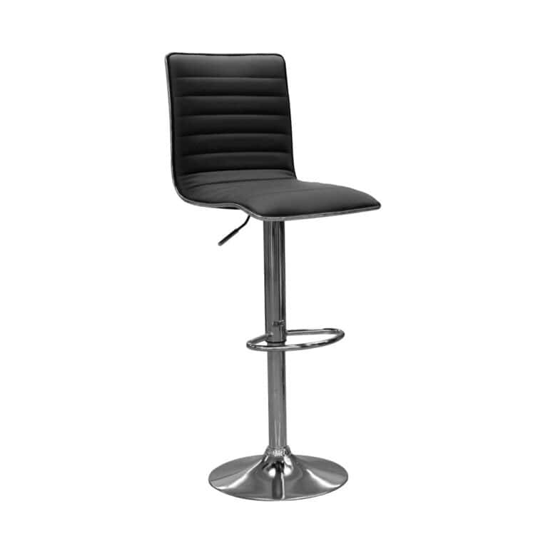 Barstool Chrome Frame - Black