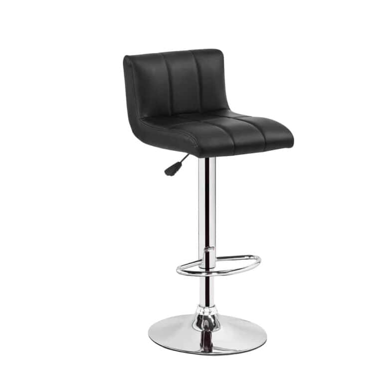 Barstool Short Back - Black