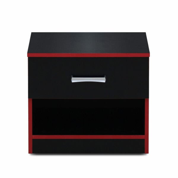 Nightstand - Black and Red