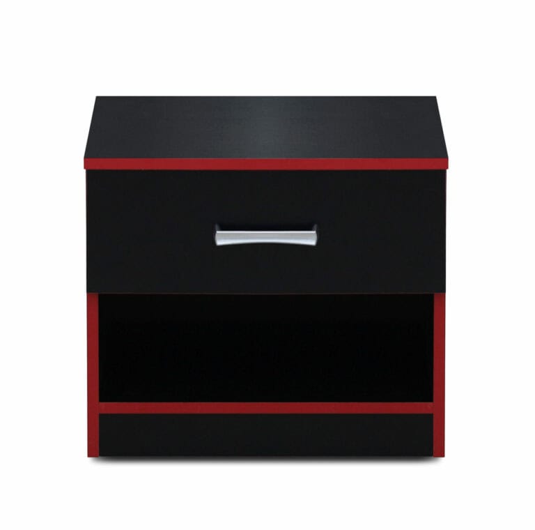 Nightstand - Black and Red