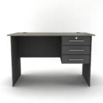 Office Desk - Dark Grey + Kilkenny Oak