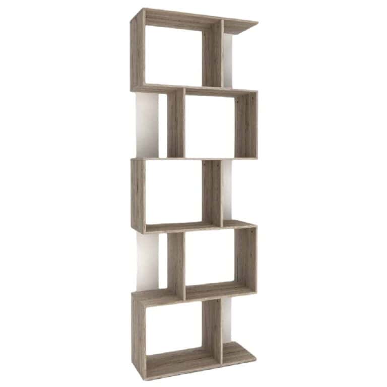 5 Shelf Unit - Sanremo Light + White