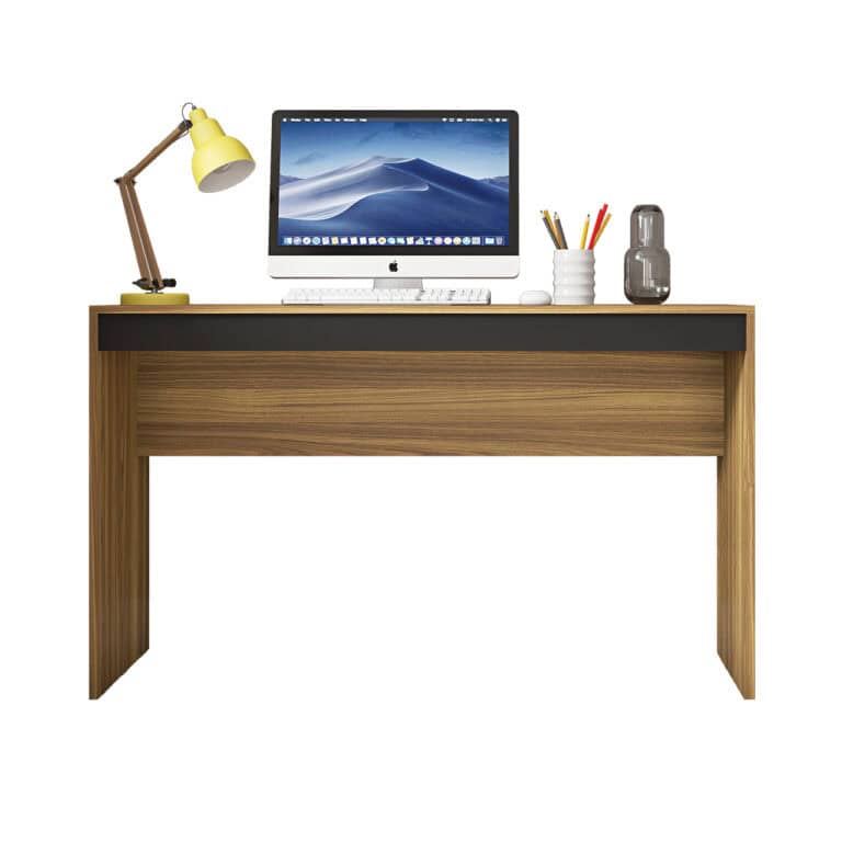 Recta Office Desk - Black TX - Lamina Mel