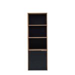 Recta High Cabinet - Black TX - Lamina Mel