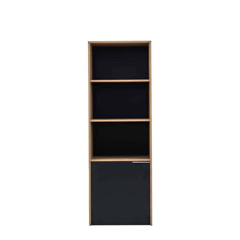 Recta High Cabinet - Black TX - Lamina Mel