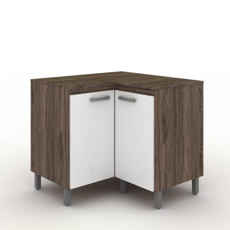 Brazil Kitchen Corner Unit- Arezo - White