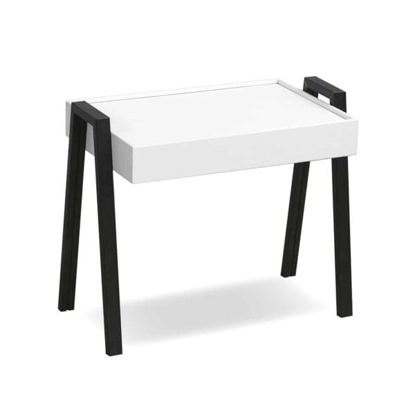 Tray Nesting Table/Butlers Tray - White + Wenge