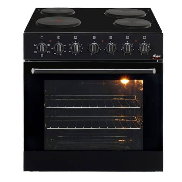 Univa - Black Undercounter Oven with Black Hob