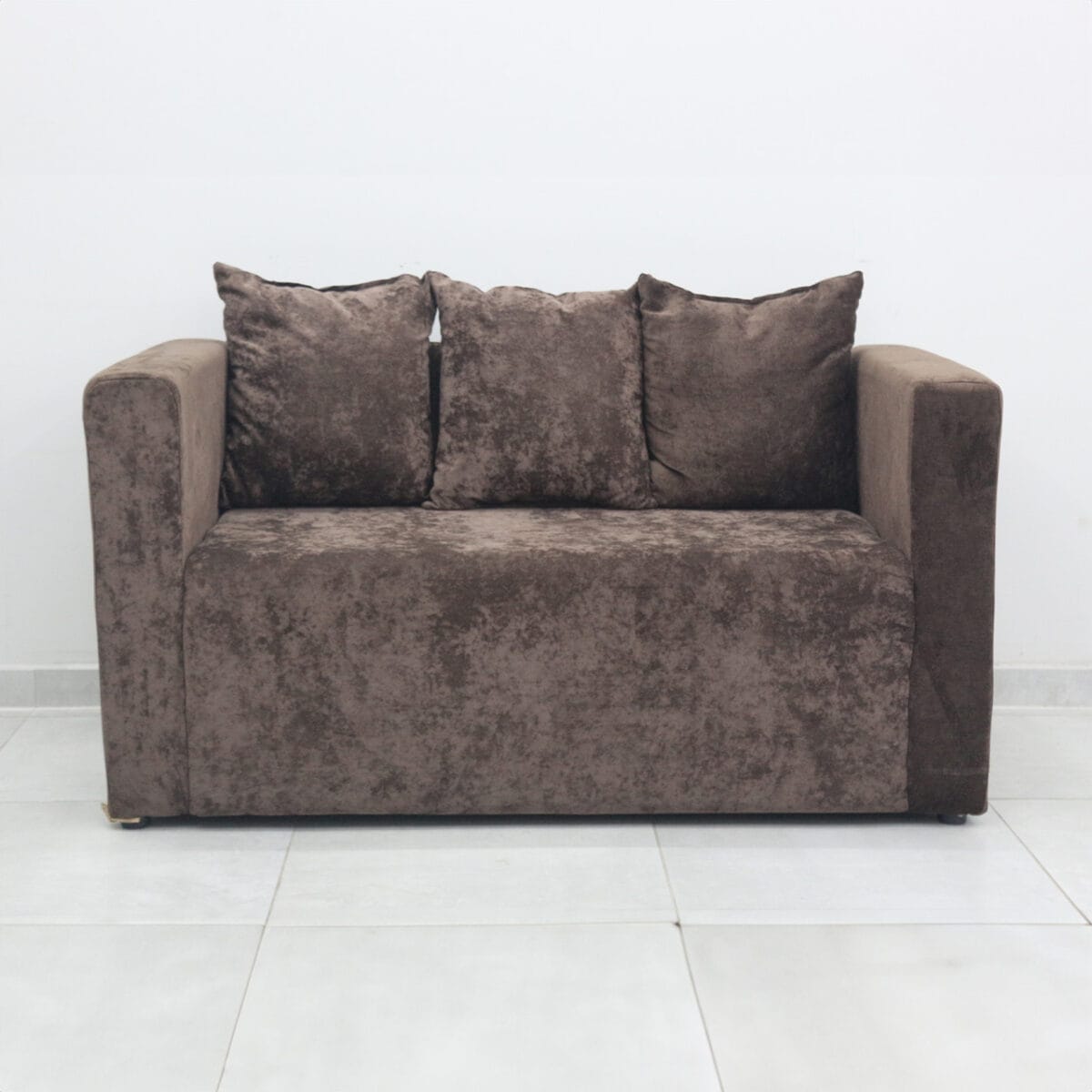 Lounge Suite Oxford 2 Seater Couch - Brown