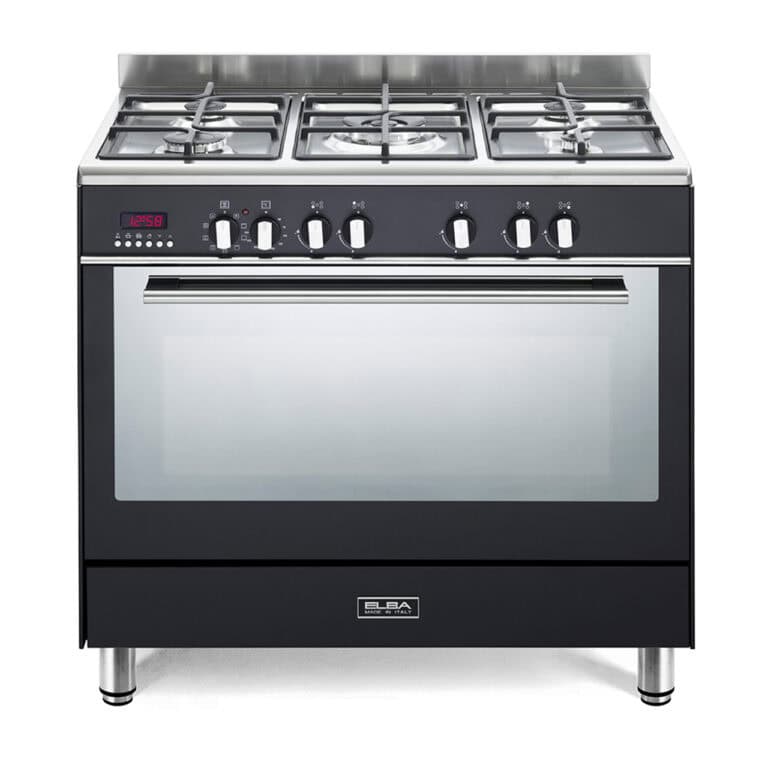 ELBA - 90cm Fusion 5 Burner Gas/Electric Cooker - 9FX827B
