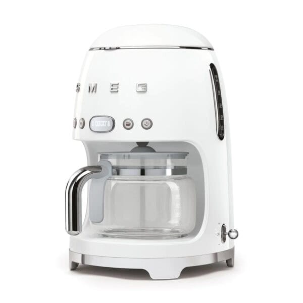 Smeg - 50's Retro Style Filter Coffee Machine (White) - DCF02WHSA
