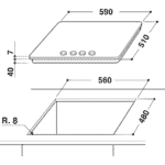 Whirlpool - Gas Hob: 4 gas burners - GMA6422 1