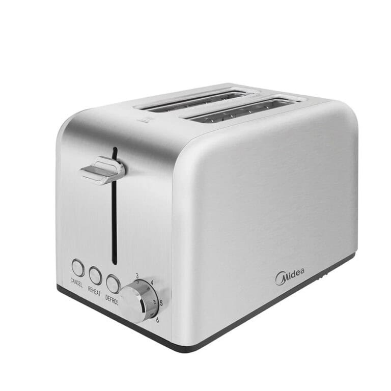 Midea - Stainless Steel 2 Slice Toaster - MT-RS2L17W-SS