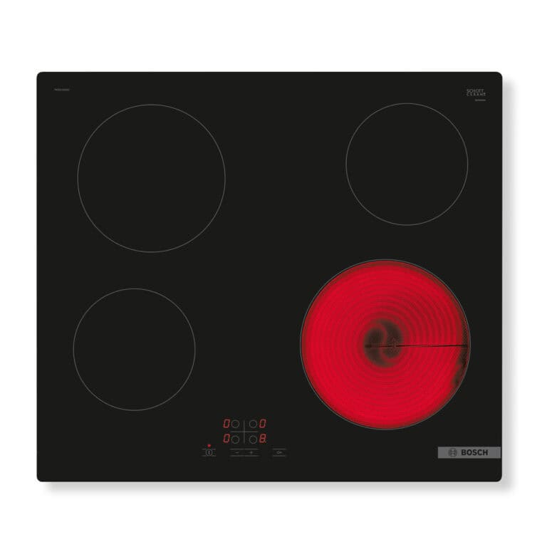 Bosch - Serie 4 Electric Hob 60 CM Black Surface Mount Without Frame – PKE611BA2E
