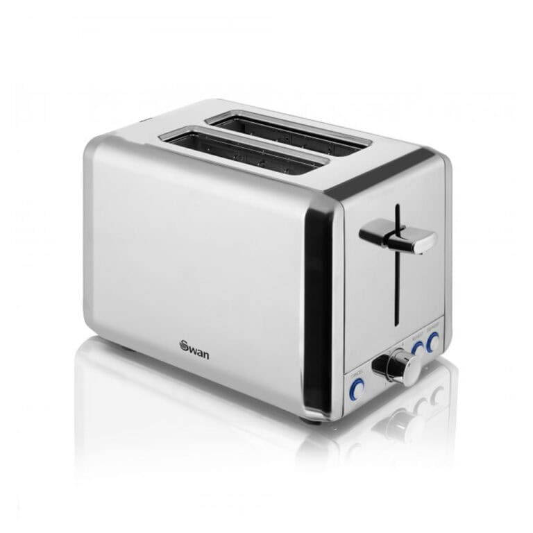 Swan - Classic Polished Stainless Steel 2 Slice Toaster - SCT7