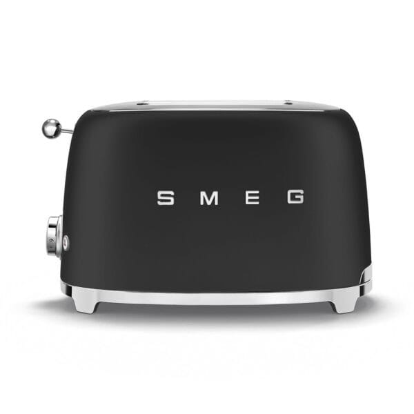Smeg - 2 Slice Toaster (Matte Black) - TSF01BLMEU