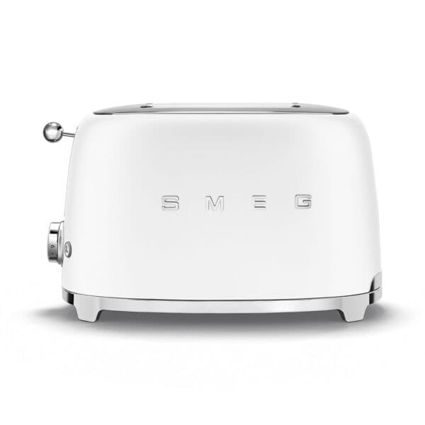 Smeg - 2 Slice Toaster (Matt White) - TSF01WHMEU