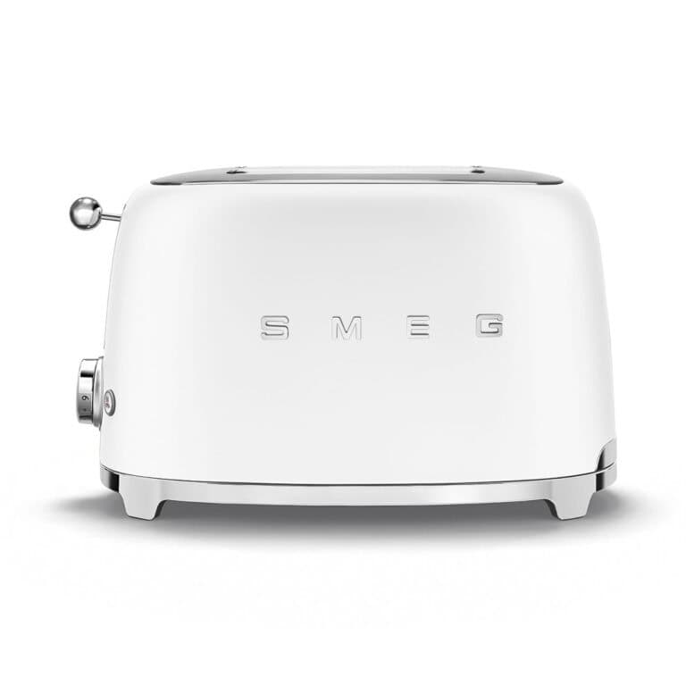 Smeg - 2 Slice Toaster (Matt White) - TSF01WHMEU