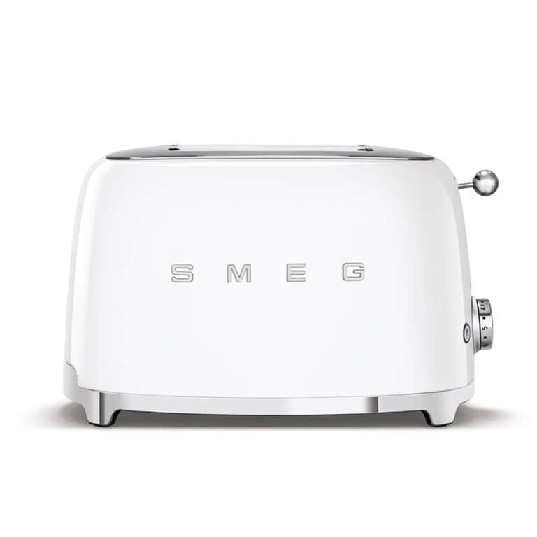 Smeg - 2 Slice Toaster White - TSF01WHSA