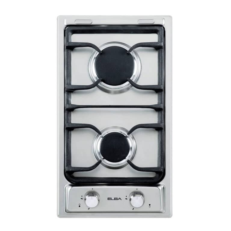 Elba - 2 Burner Gas Hob Stainless Steel - EE35-200XD