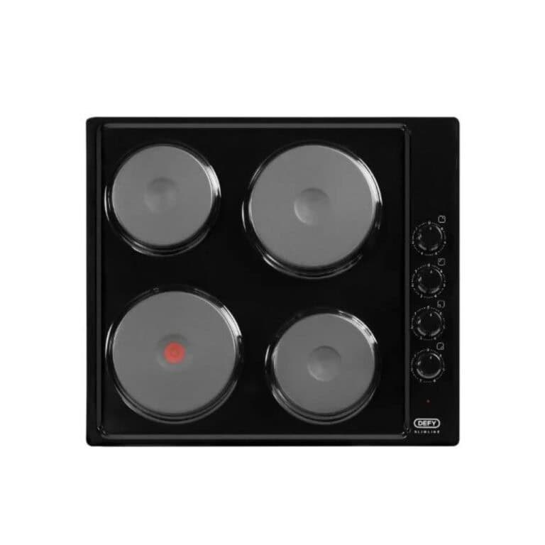 Defy - Solid Plate Hob Black