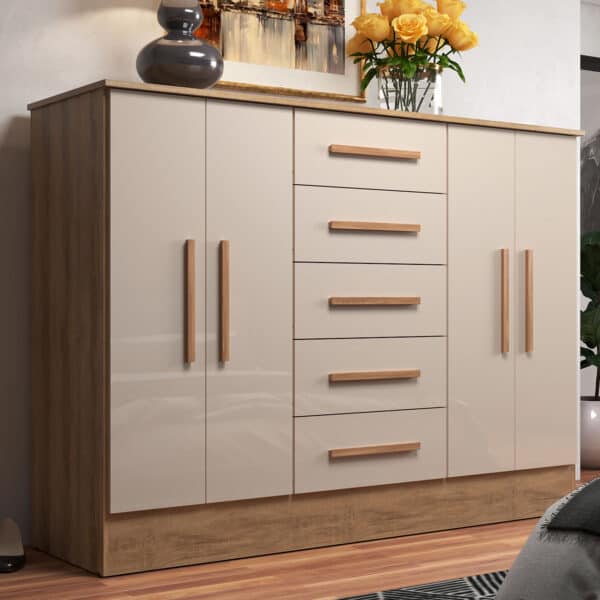 Detroit Chest of Drawers - Available In 3 Colours
