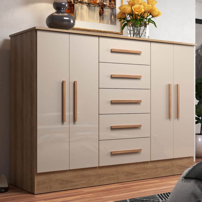 Detroit Chest of Drawers - Available In 3 Colours