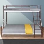 Metal Tri Bunk - Antique Brown + White