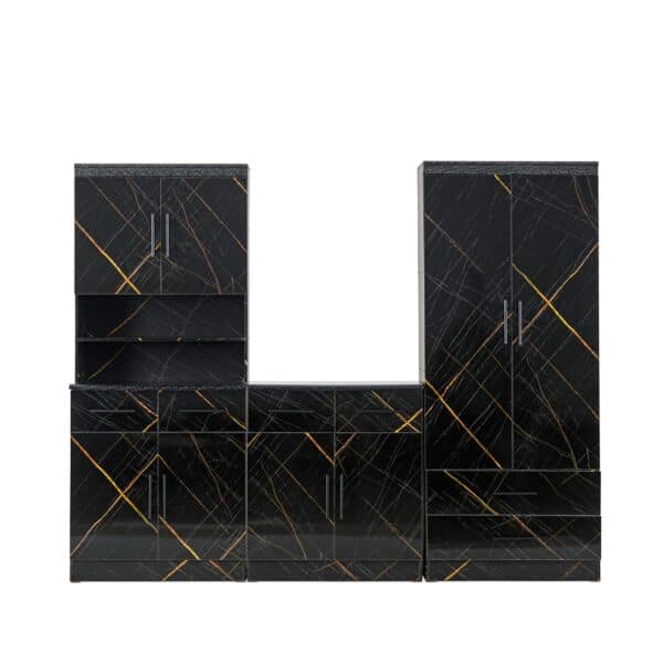 Modern Kitchen Set - Available in 2 colours - Black 2