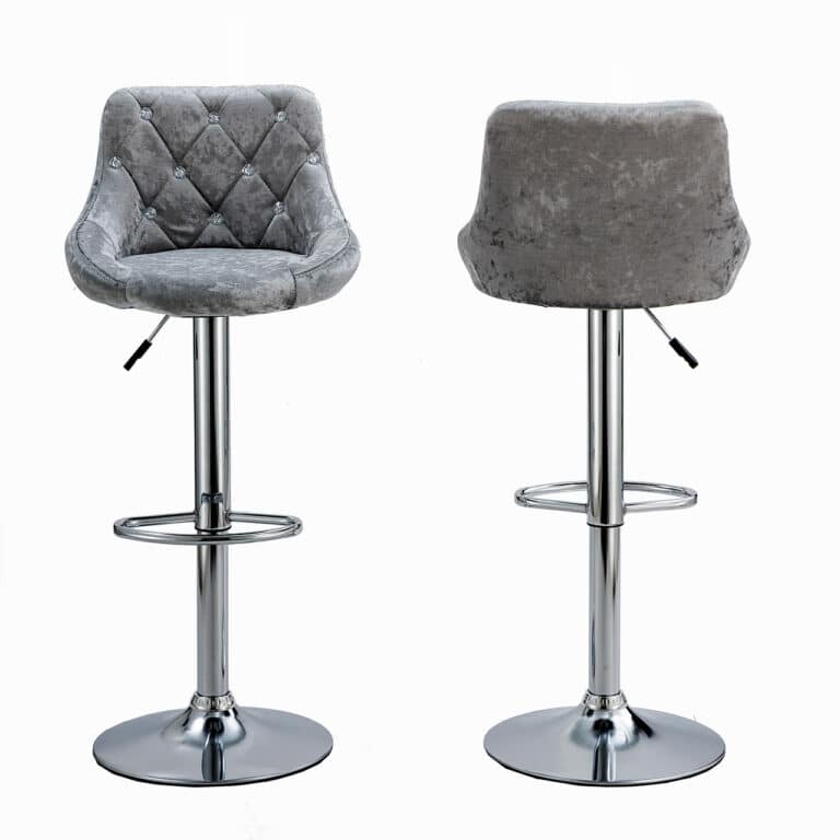 Suede Bar Chair - Available in 2 Colours