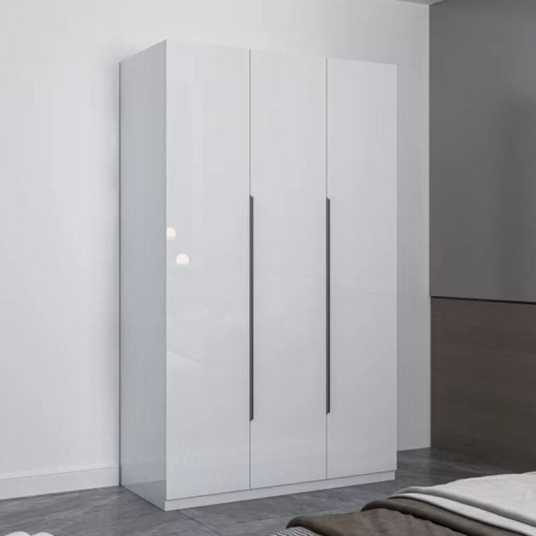 3 Door High Gloss Wardrobe