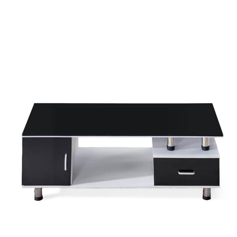 Contempory Coffee Table - White + Black