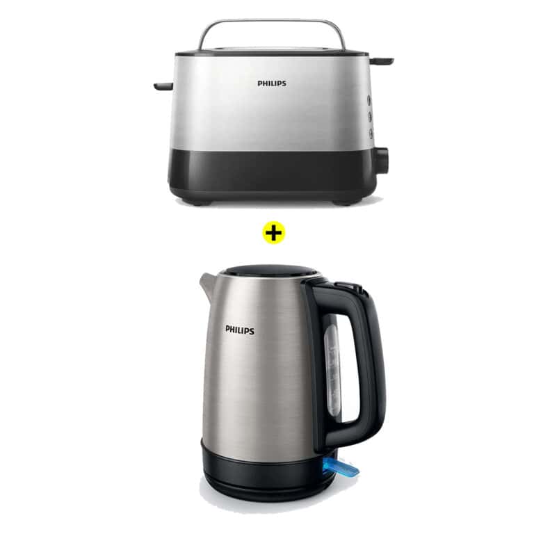 Philips - Kettle & Toaster Bundle - HD2637/91 + HD9350/90