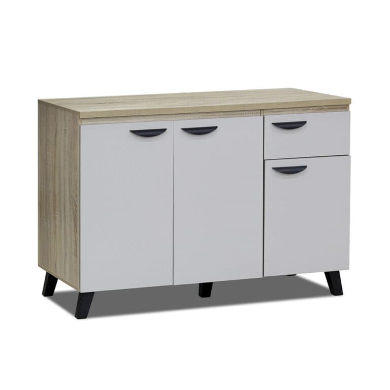 3 Door Base Light Grey + Sonama Oak