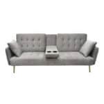 Sofa Bed With Cupholders - Available in 2 Colours