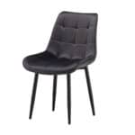 Grey Velvet Dining Chair