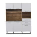 Kitchen Dresser - UK Oak + Snow White